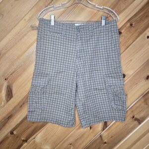 OP Ocean Pacific Mens Tan Lightweight Cargo Shorts Sz 30‎